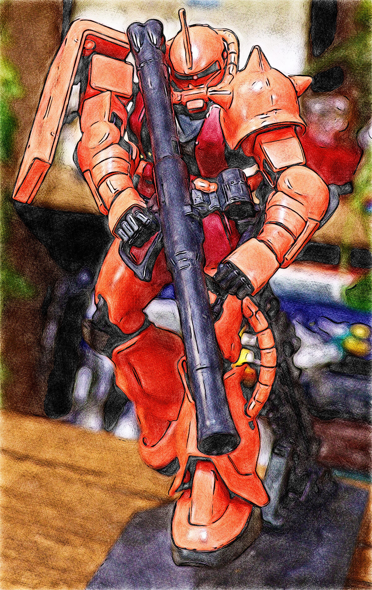 HGUC シャア専用ザクII 新生リバイブ版