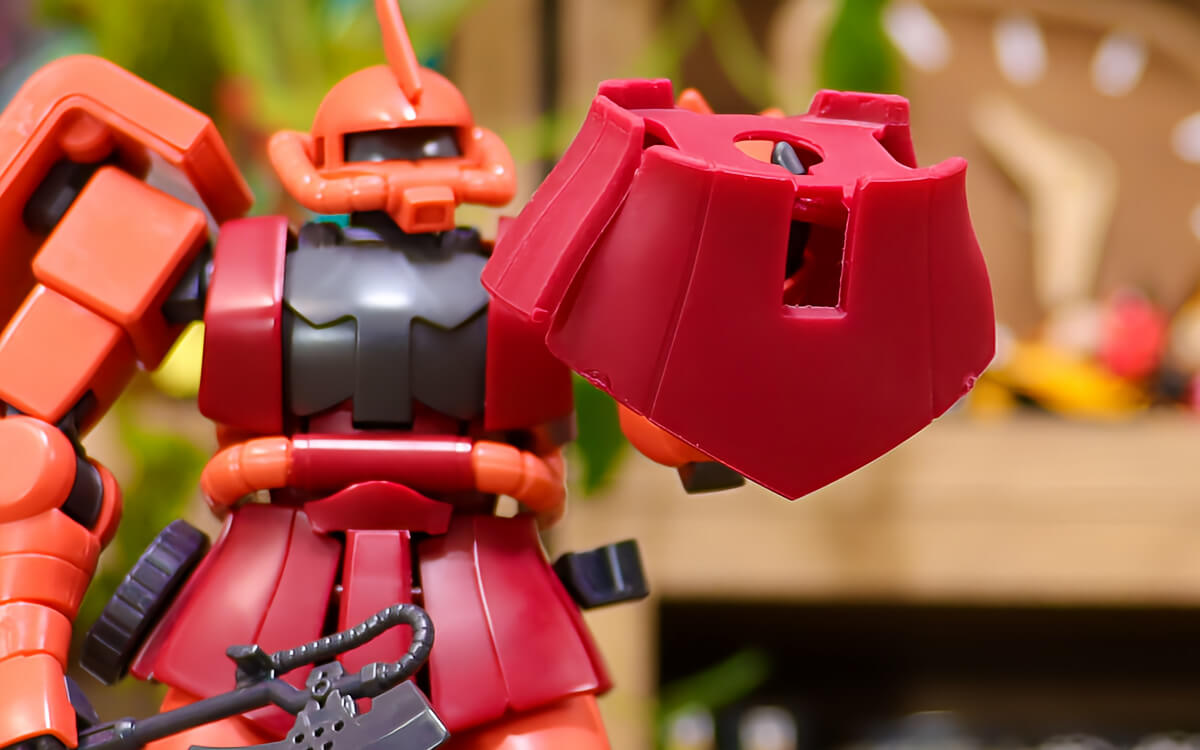 軟質素材のスカートパーツ