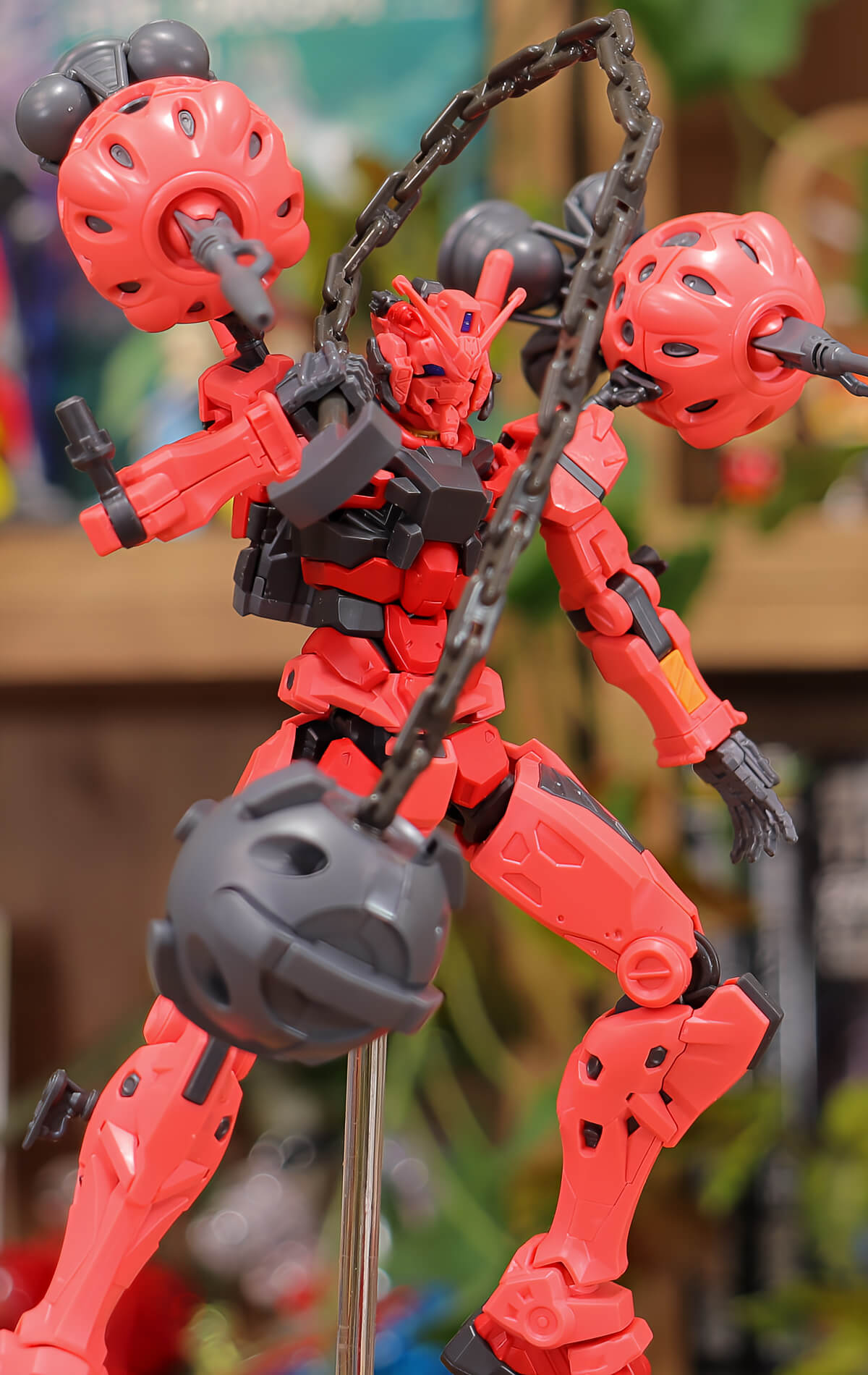 赤いガンダムのアドバンスドMSジョイント