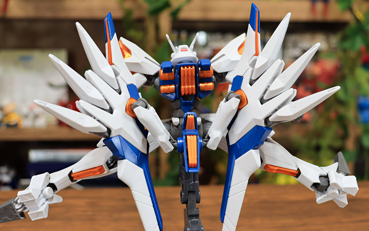 HG ガンダムナイオンを素組みレビュー! ヴァジュラとバヨネッタが個性