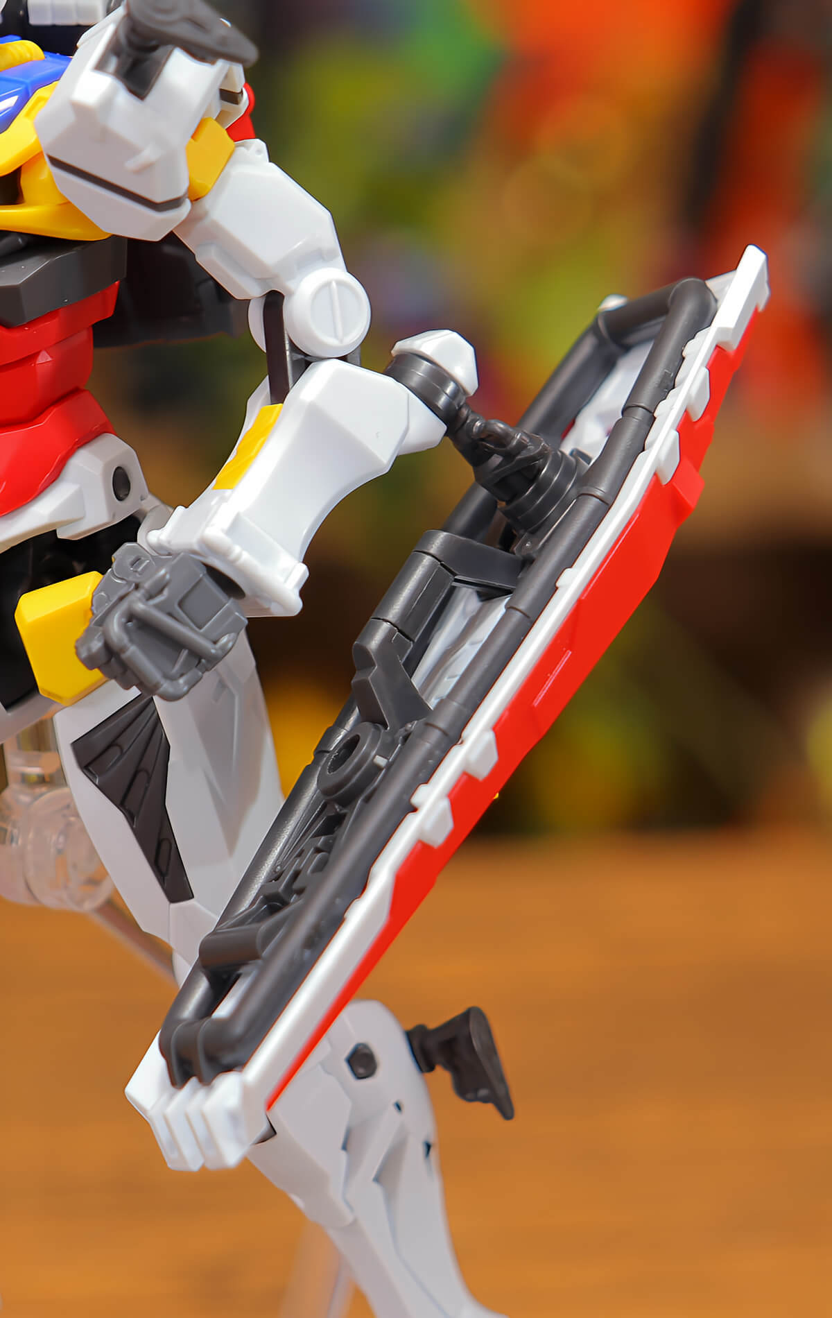 シールドを腕に装着