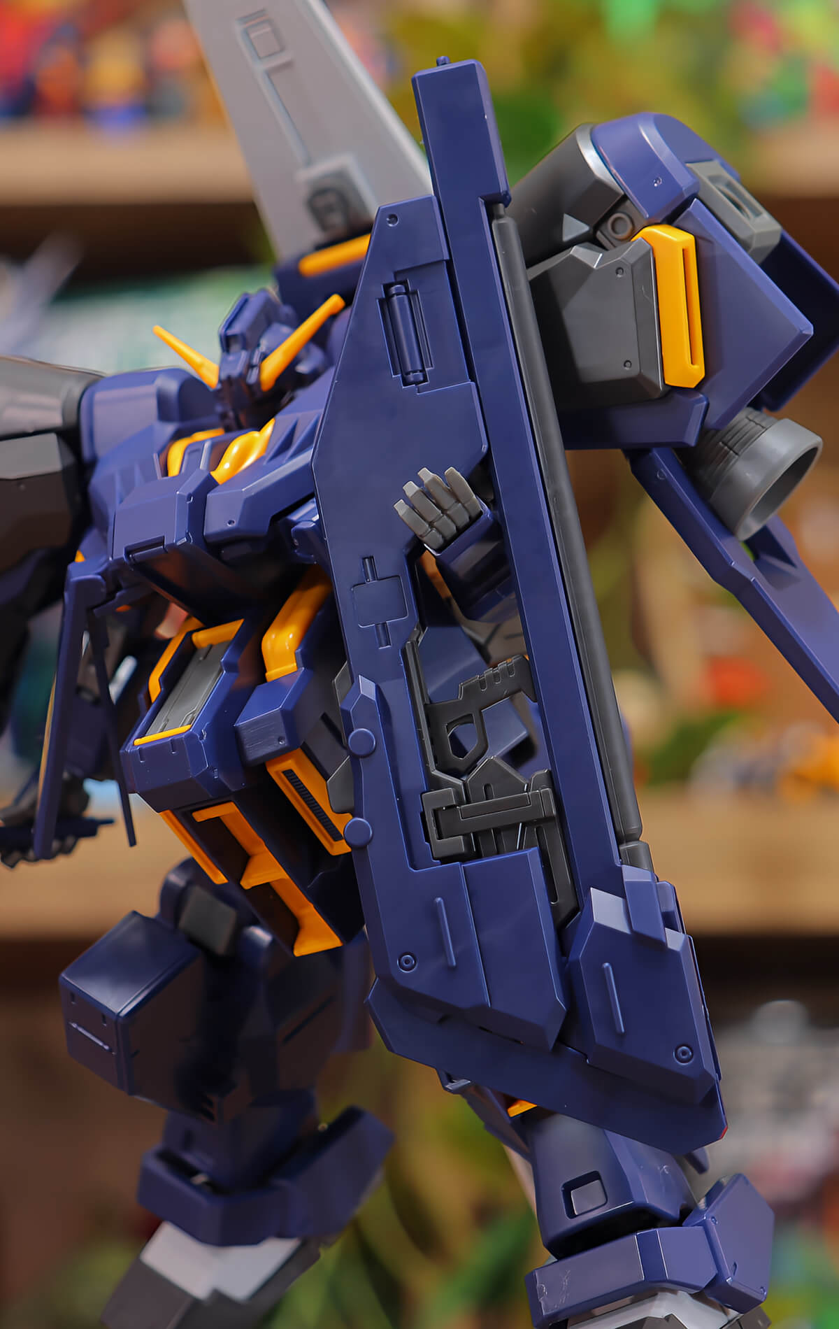 収納状態を再現するギミック