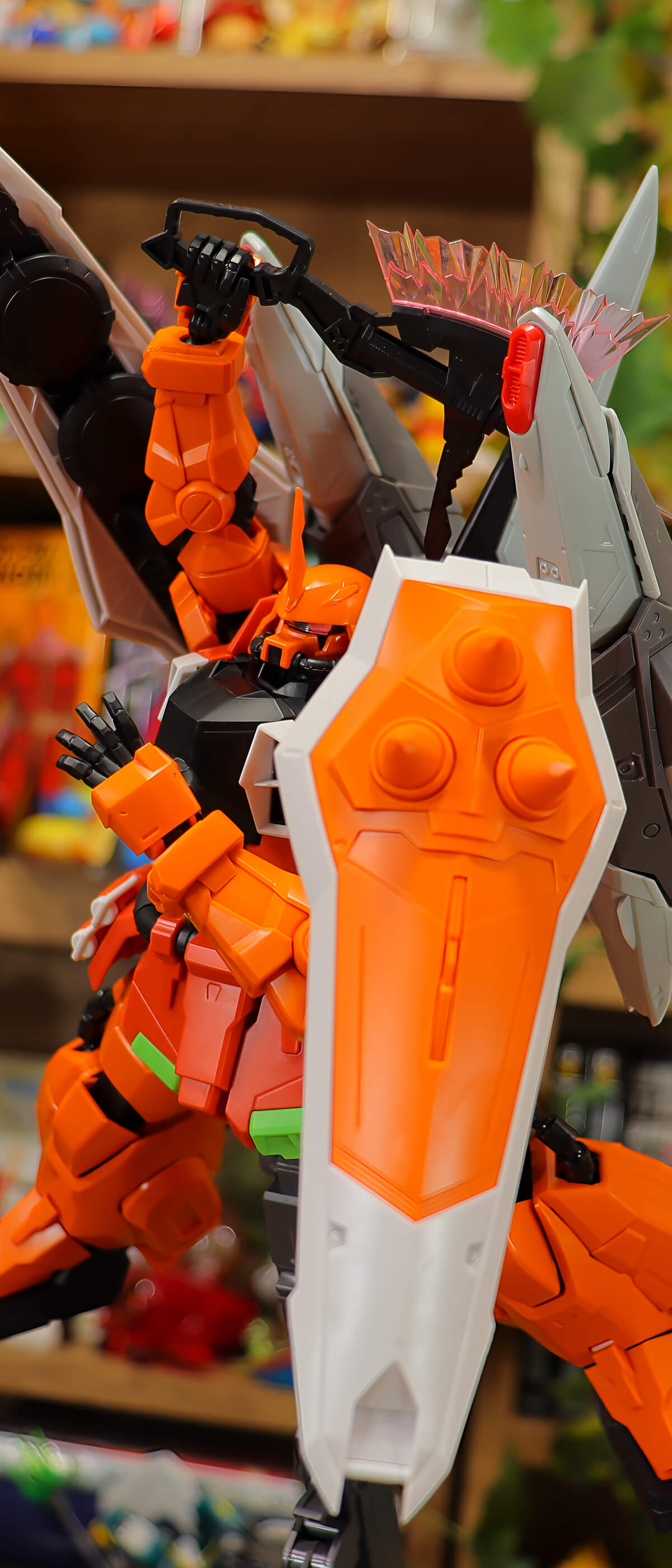 ビームを放出する片手武器